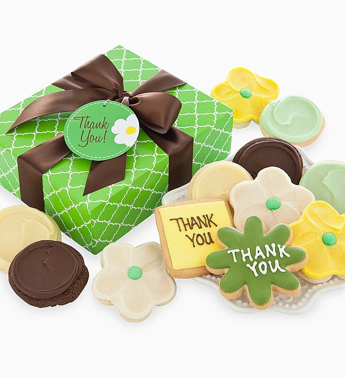 Cheryl's Spring Daisy Thank You Cookies