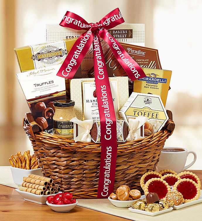 Congratulations Tranquil Afternoon Gift Basket