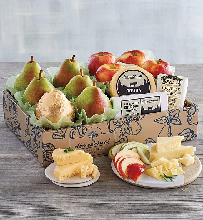 Harry & David® Pears, Apples & Cheese Gift