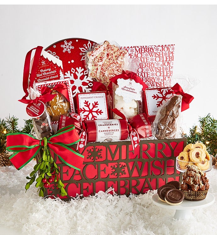 Gourmet Chocolate Cheer Holiday Gift Basket