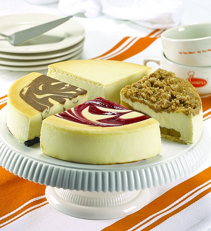 Best of Junior's 4 Flavor Cheesecake Sampler