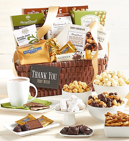 Classic Gourmet Thank You! Gift Basket
