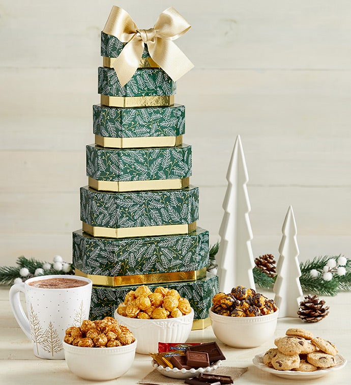 Golden Elegance Tower with Ghirardelli