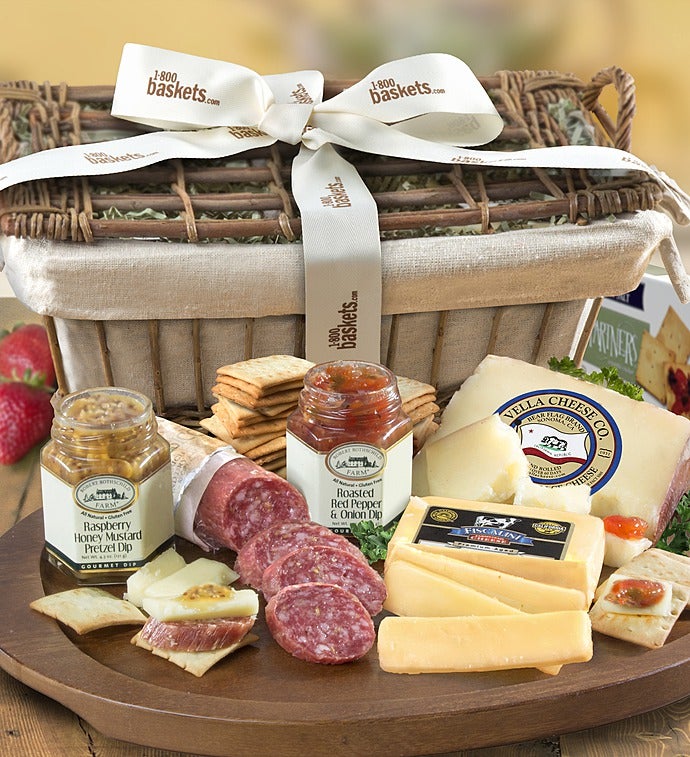 cheese gift meat basket baskets epicurean 1800baskets vanilla spa gifts sheer