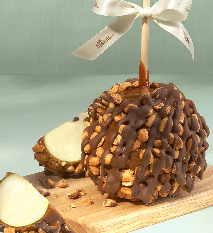 Gourmet Honey Roasted Peanut & Caramel Apple