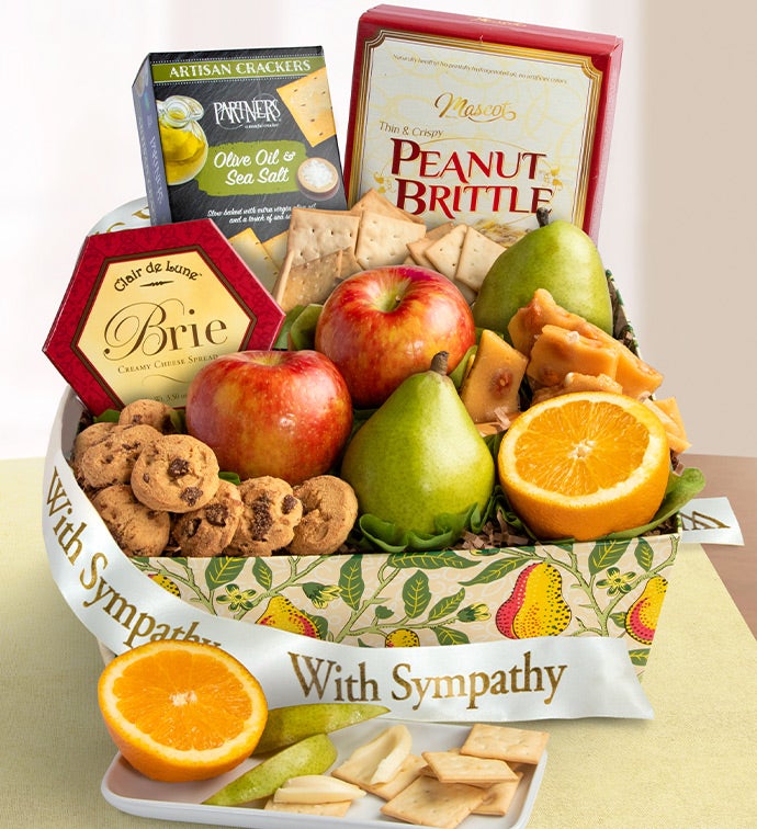 In Loving Memory Fresh Fruit Sympathy Basket