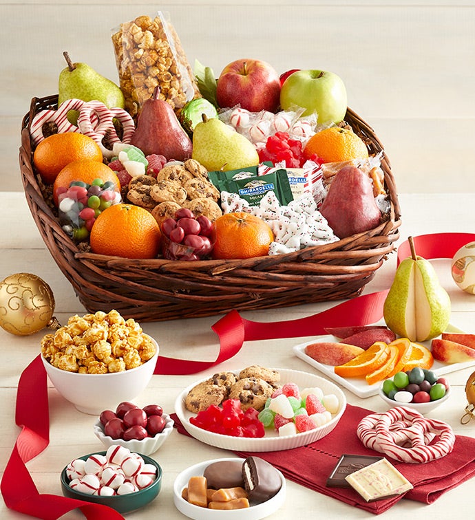 Holiday Gathering Fruit & Sweets Basket