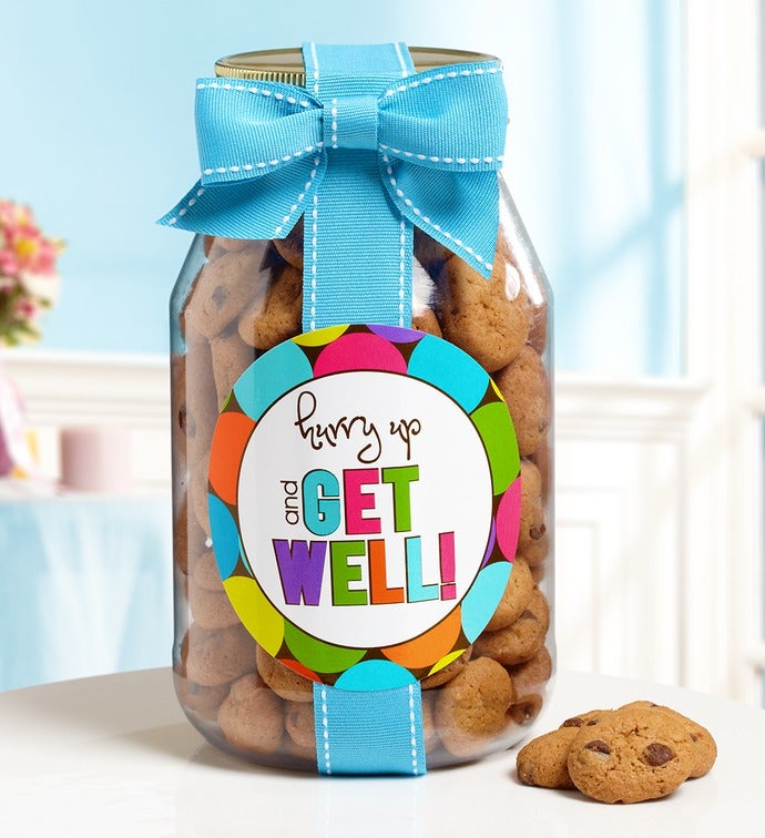 Hurry Up & Get Well! Chocolate Chip Cookie Jar!