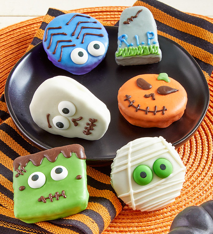 Spooky 'n Scary Mini Brownie Cakes