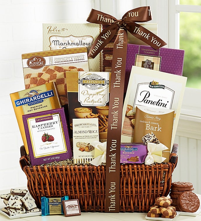 With Much Appreciation Thank You Gift Basket