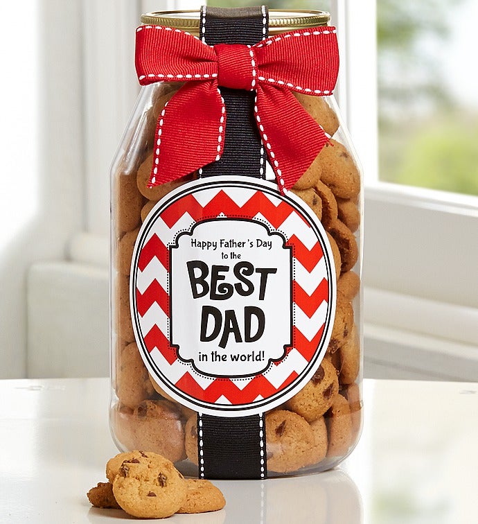 To The Best Dad! Chocolate Chip Cookie Jar