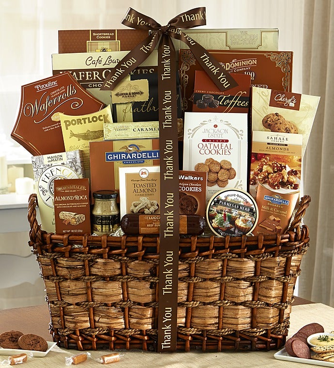 An Extra Special Thank You Gourmet Gift Basket