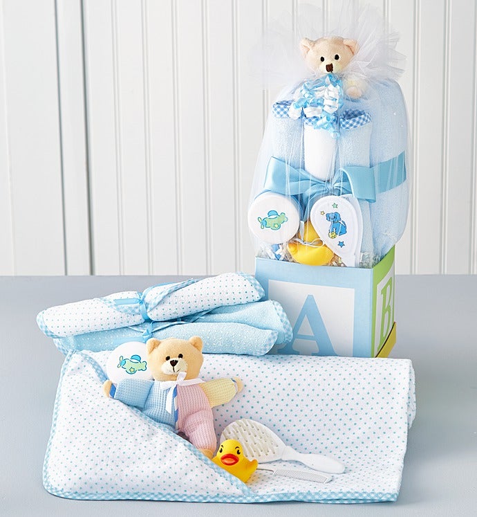 B is for Baby Boy Gift Block