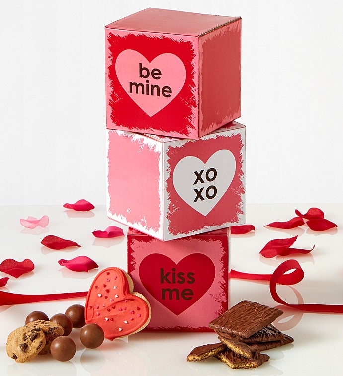 Conversation Hearts Valentine Sweets Tower