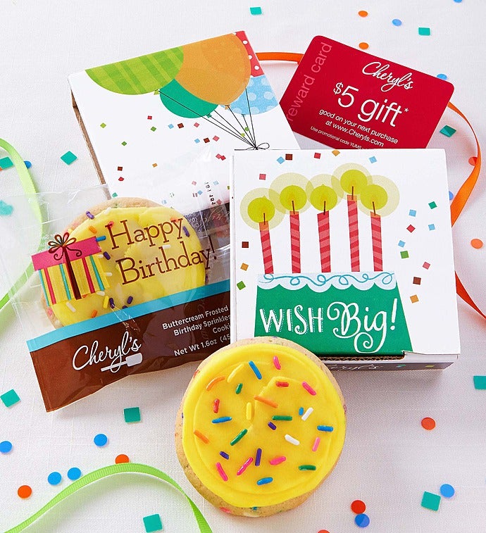 Cheryl's Wish Big! Birthday Cookie Card