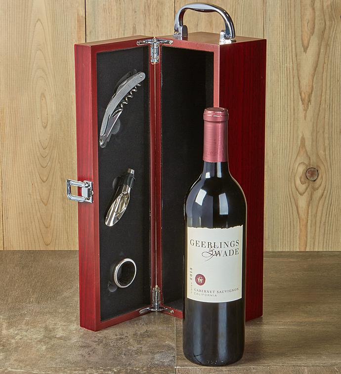 Cabernet Wine Gift Box with Accessories