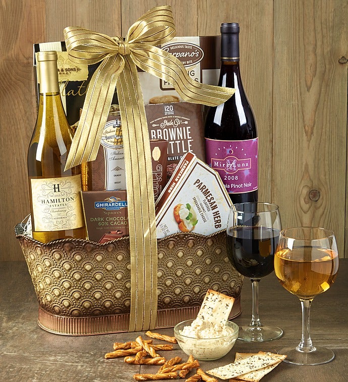 Toast & Celebrate Wine Gift Basket