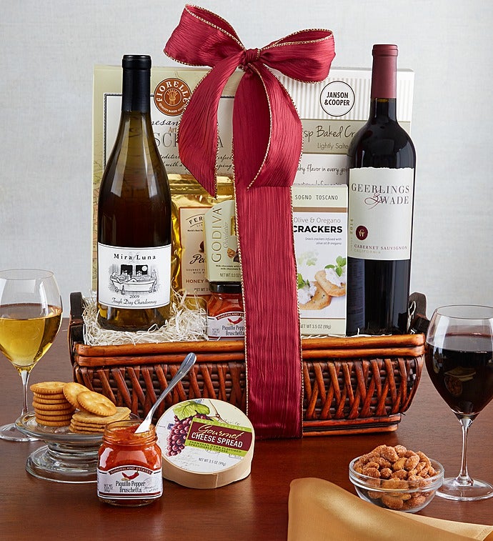 Fruitful Vineyards Wine Gift Basket