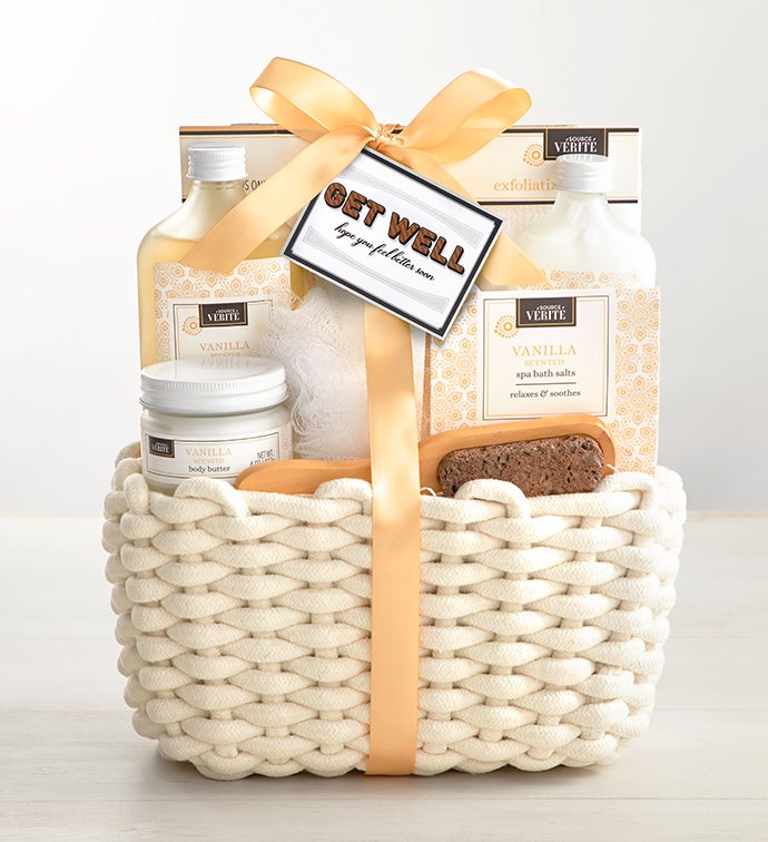 Healing Thoughts Vanilla Bliss Spa Basket