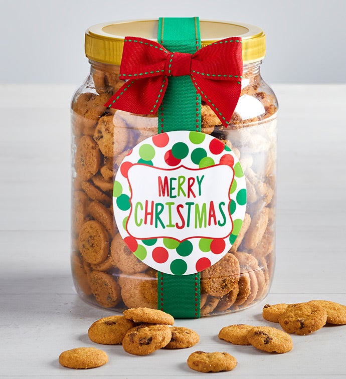 Merry Christmas! Chocolate Chip Cookie Jar