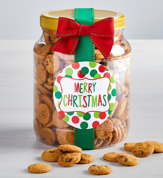 Jar Of Chocolate Chip Cookies Stock Photo - Download Image Now