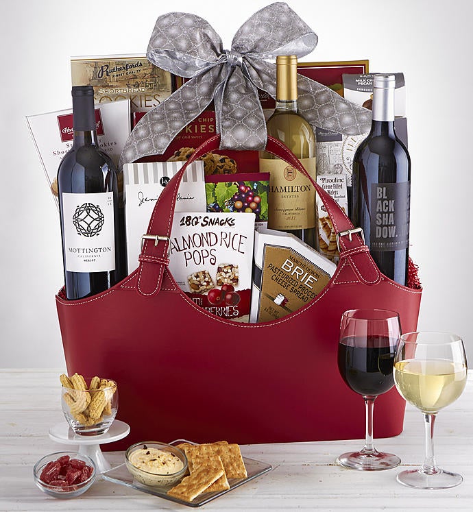 Timeless Traditions Wine & Gourmet Gift Basket