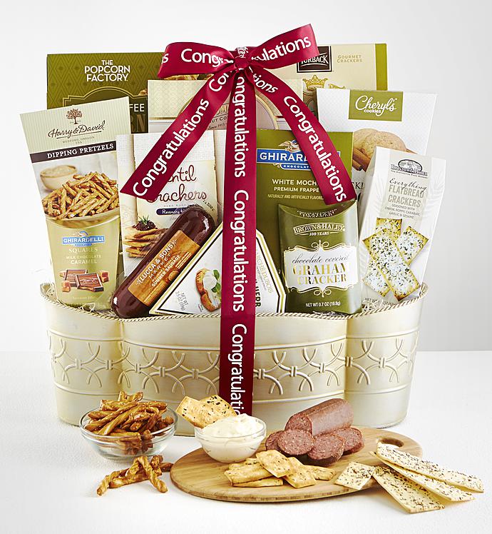 Congratulations Gift Baskets | Gift Baskets | Food Gifts | 1800baskets.com