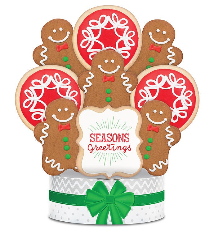 Holiday Gingerbread Cookie Arrangement