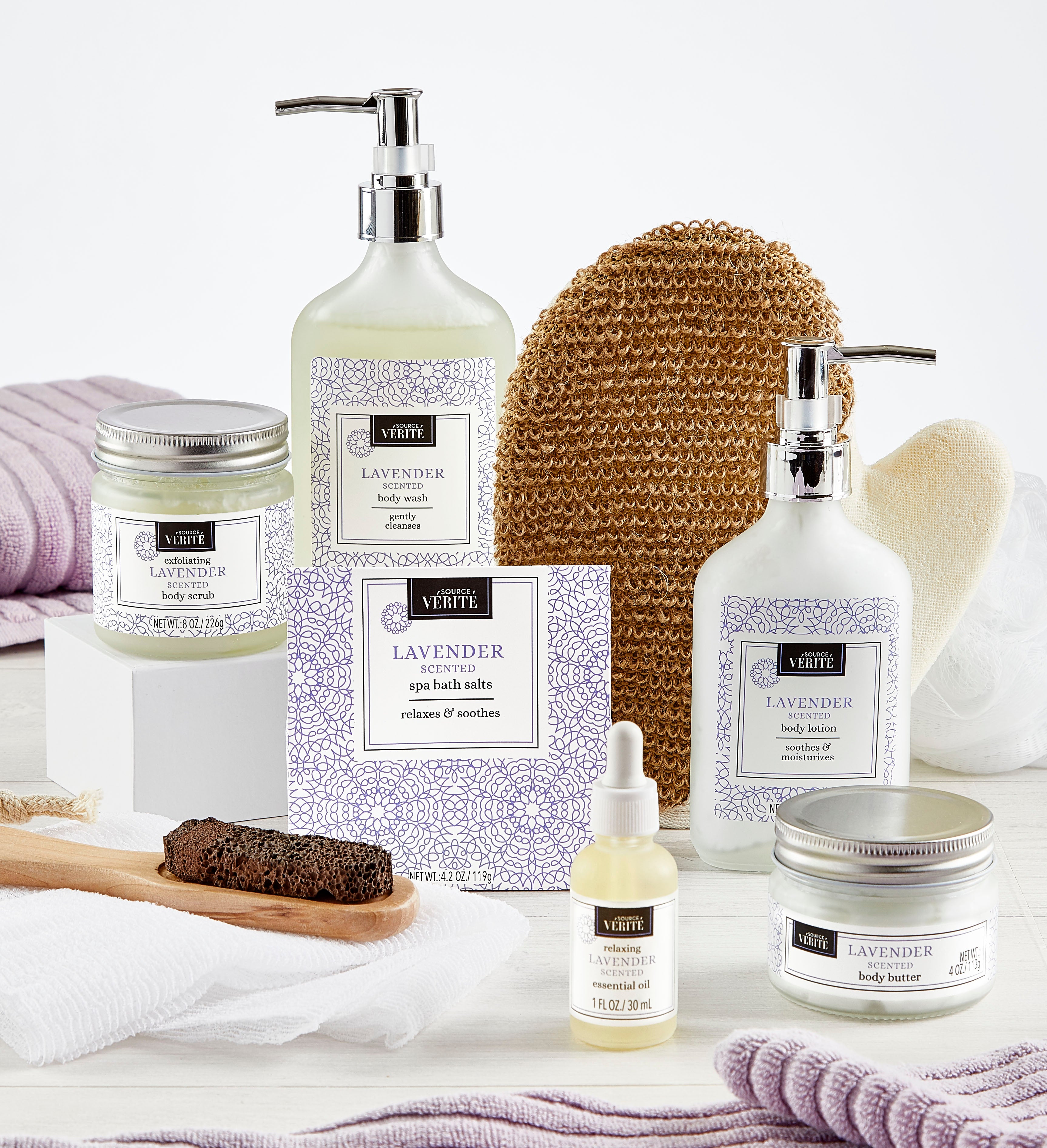 It's Your Birthday! Denarii Lavender Spa Basket