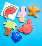 Summer Artisan Iced Cookies