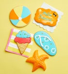 Summer Artisan Iced Cookies