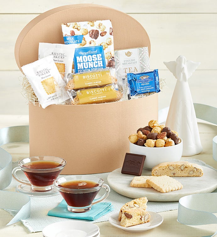 Moments of Reflection Basket with Angel Light