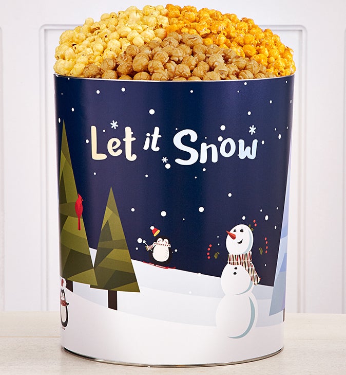 The Popcorn Factory® Snow Much Fun 3 Flavor Tin