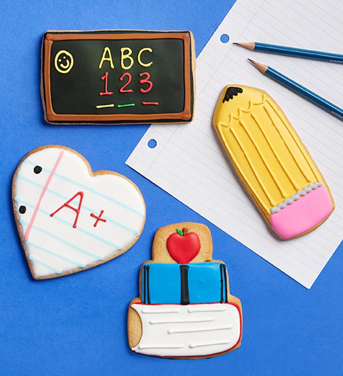 Back to School Artisan Iced Cookies