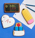 Back to School Artisan Iced Cookies