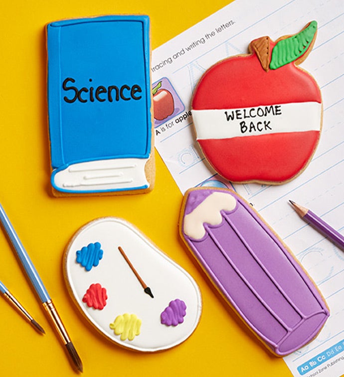 Back to School Artisan Iced Cookies
