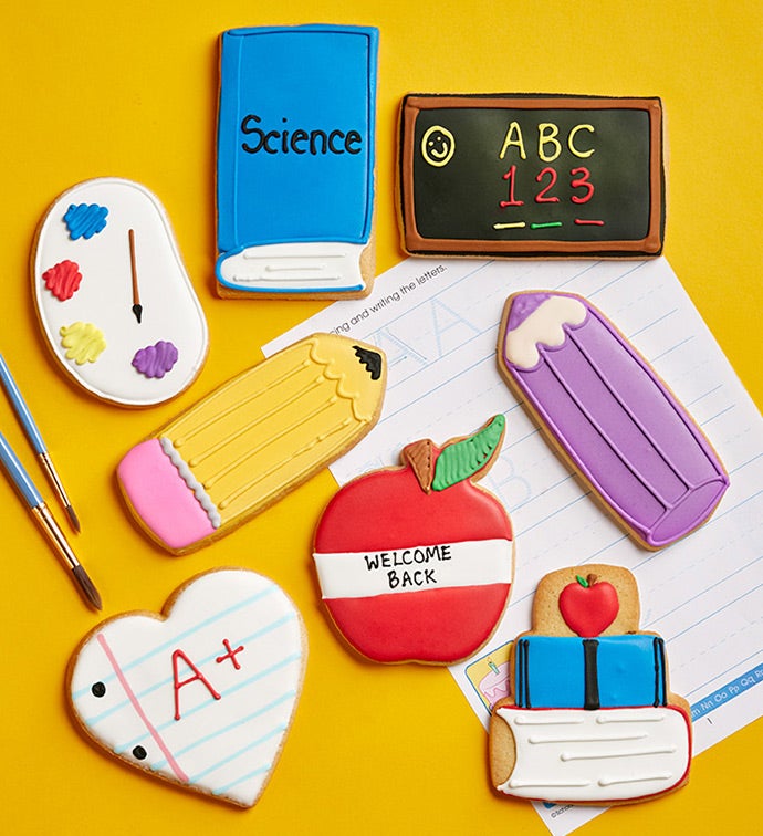 Back to School Artisan Iced Cookies