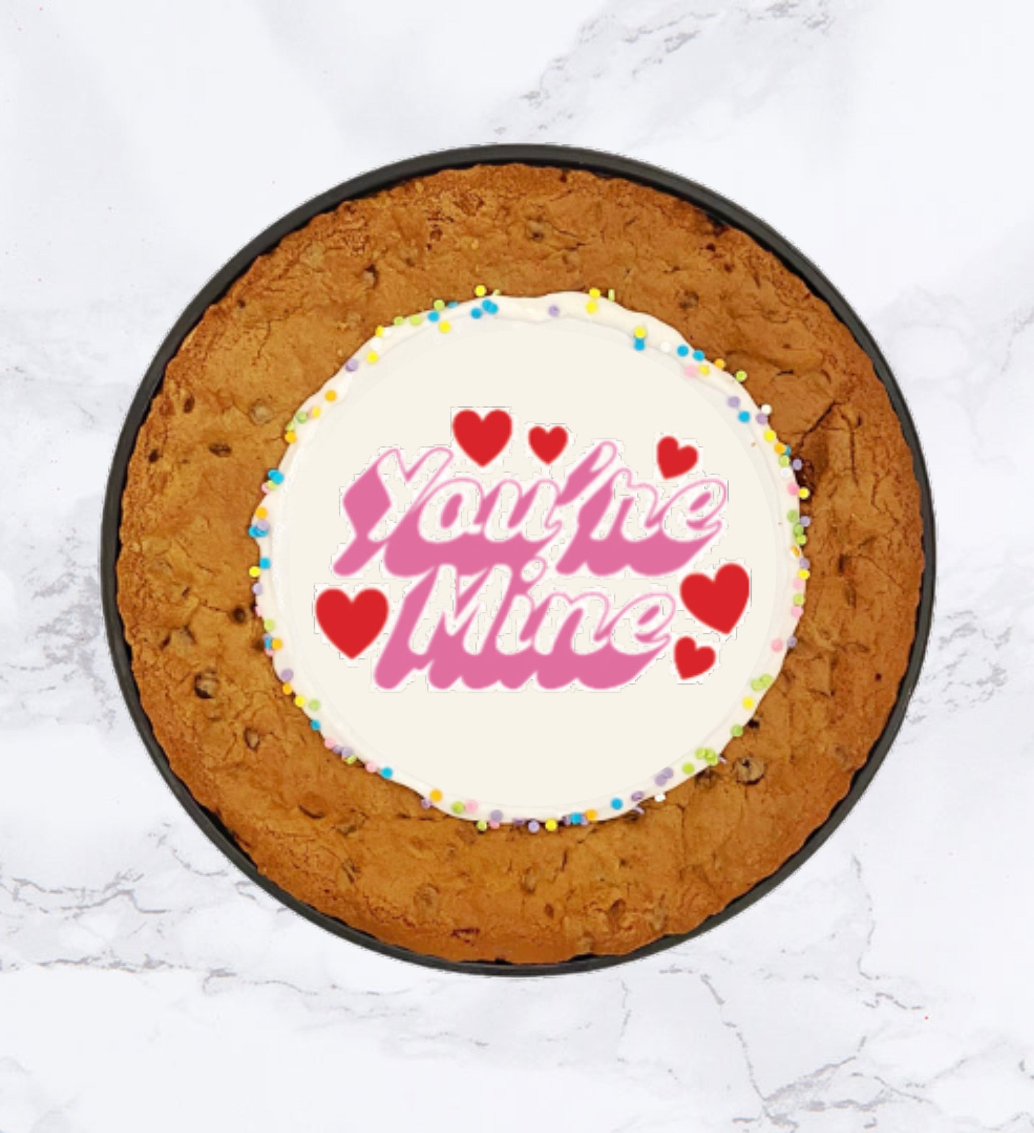 Spots Non Personalized 12" Cookie Cake You're Mine