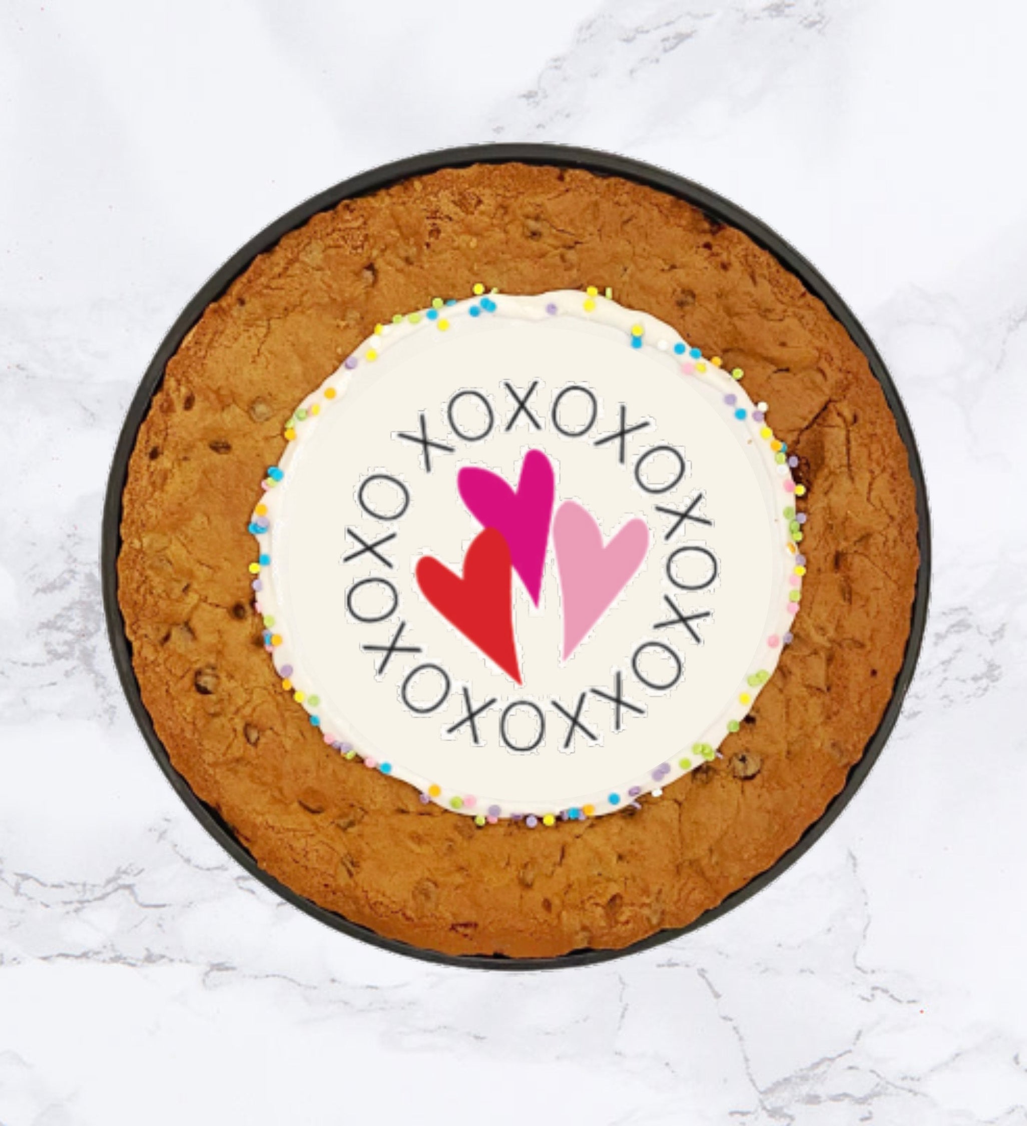 SPOTS Non Personalized 12" Cookie Cake   XOXO