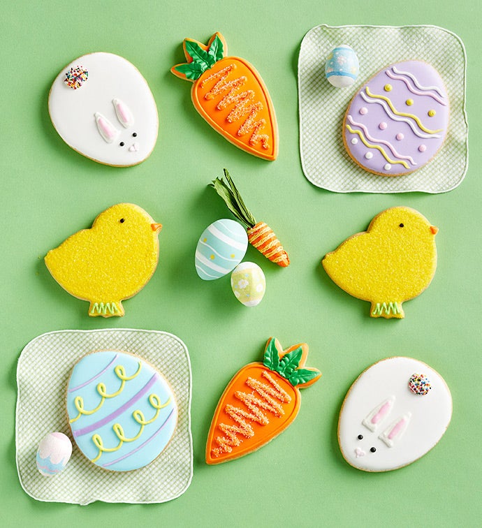 Easter Artisan Iced Cookies