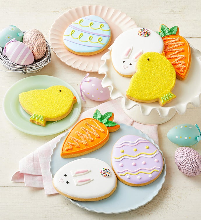 Easter Artisan Iced Cookies