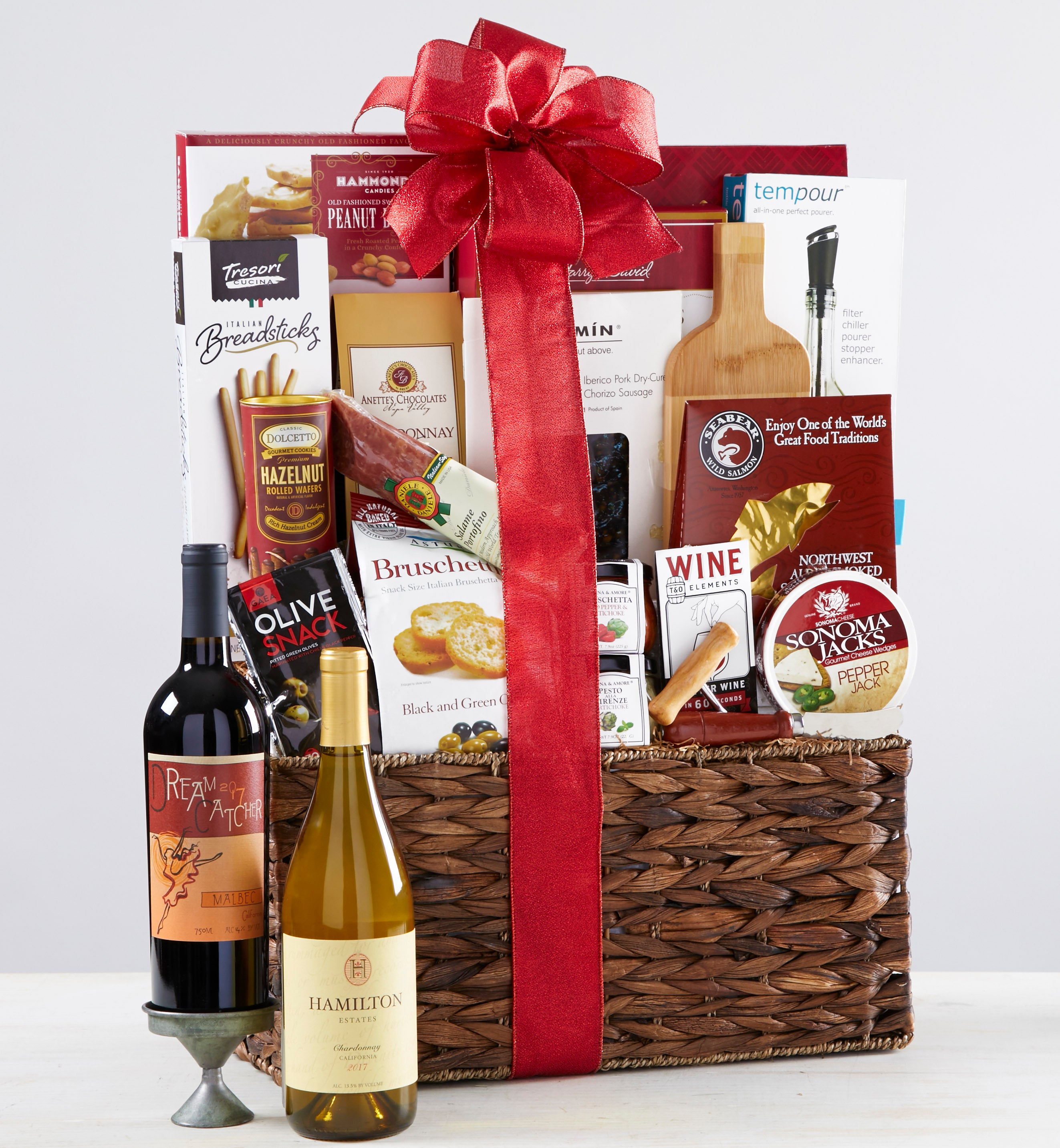 Classy Wine Lovers Gift Basket