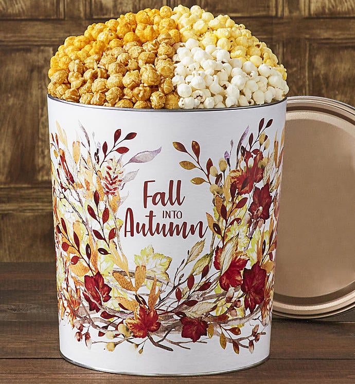 Popcorn Factory Fall into Autumn 3.5G 4 Flavor Tin