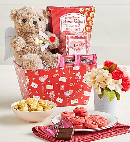 Hugs and Kisses Gift Baskets - Valentine's Day Gifts - Long Island