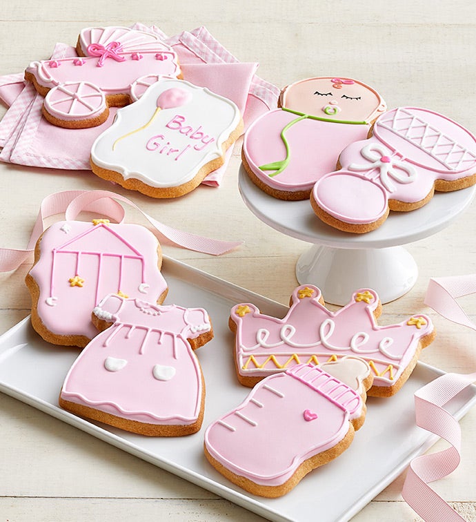 Welcome Baby Girl! Artisan Iced Cookies