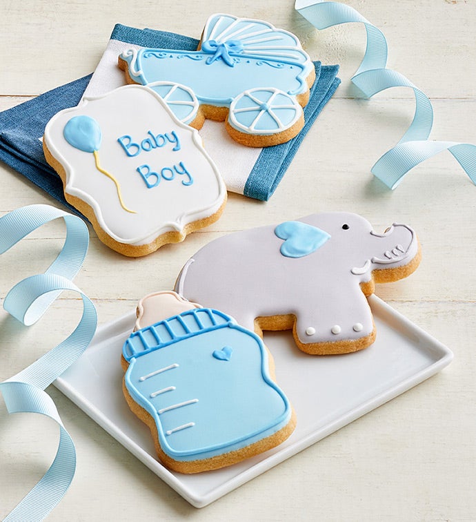 Welcome Baby Boy! Artisan Iced Cookies