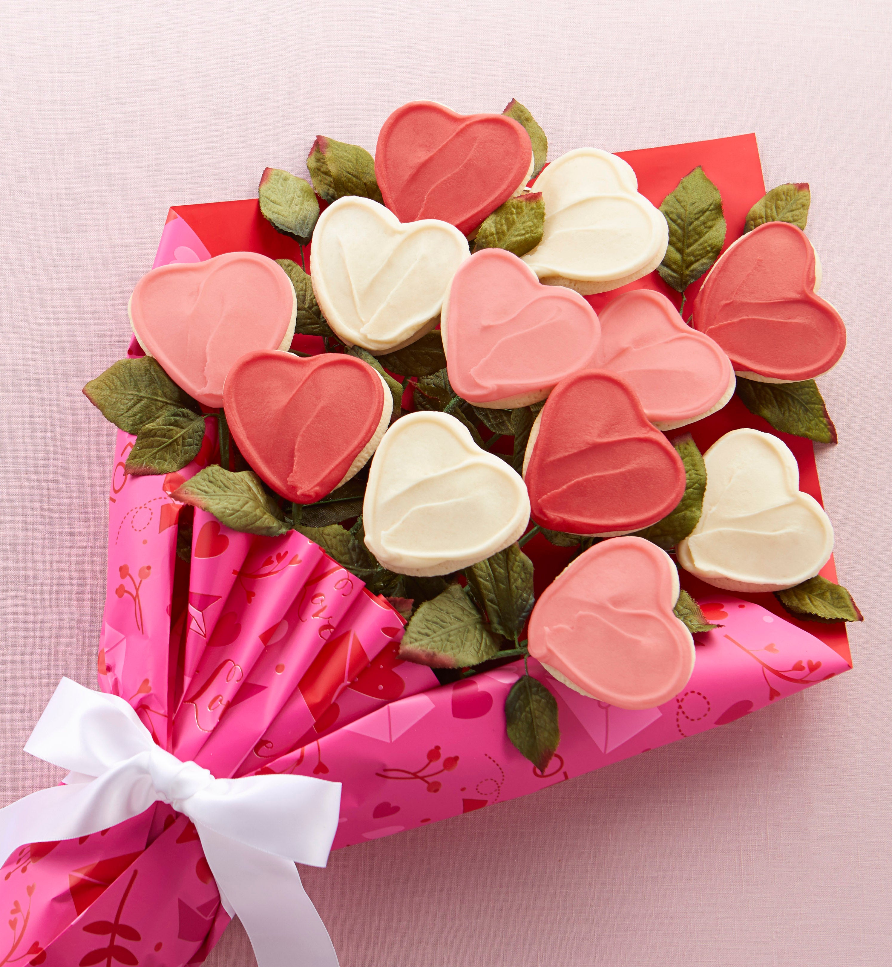 Cheryl's Valentine's Long Stemmed Cookie Flowers