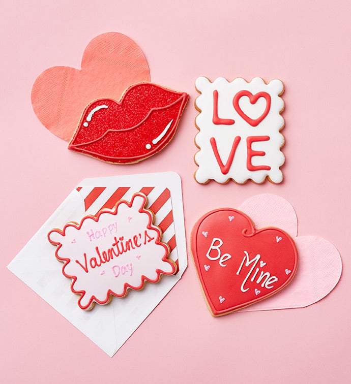 Be My Valentine Artisan Iced Cookies