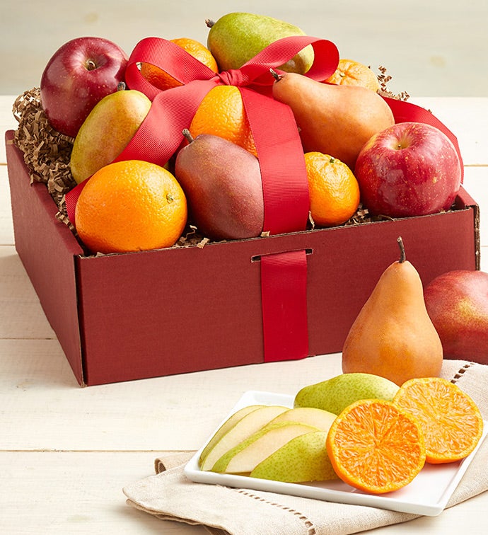 Harvest Comforts Fresh Fruit Gift Basket