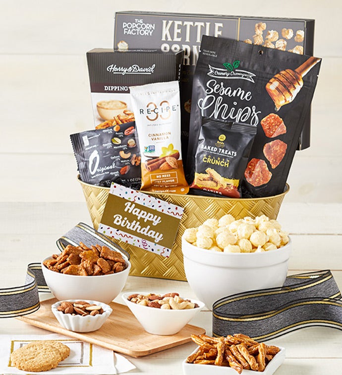 Majestic Grandeur Gourmet Birthday Basket